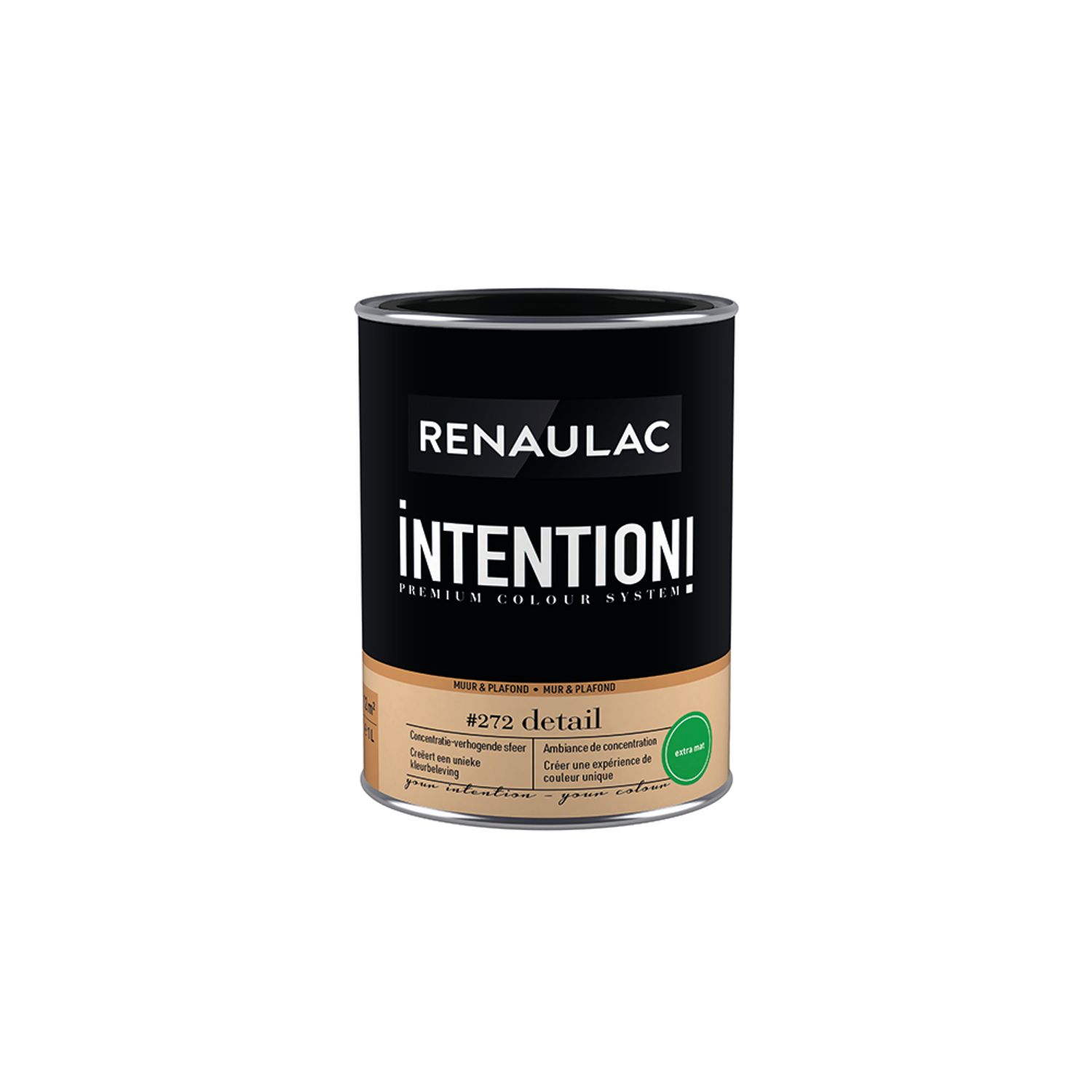 RENAULAC Muur- En Plafondverf Intention Detail Extra Mat 1l