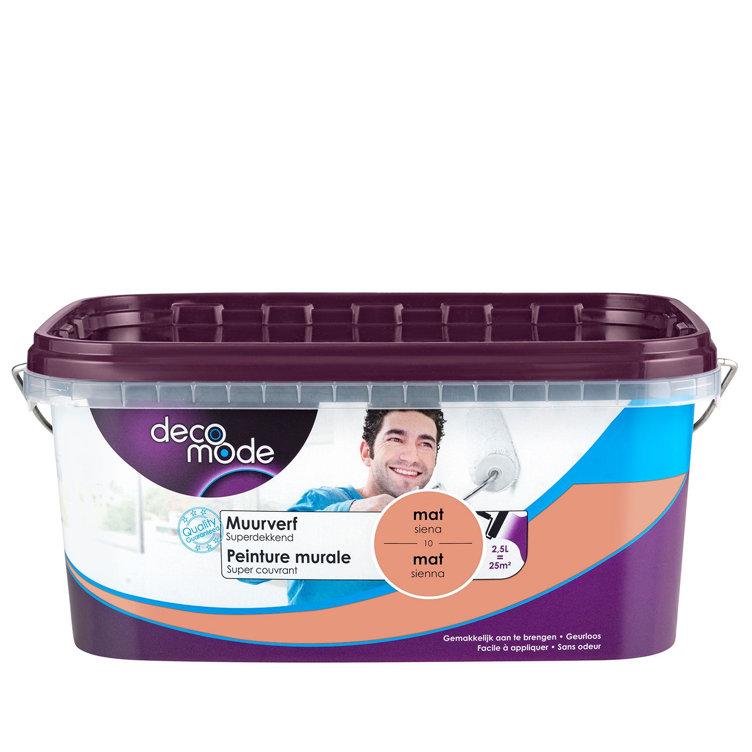 Decomode Muurverf Superdekkend Mat Siena 2,5l