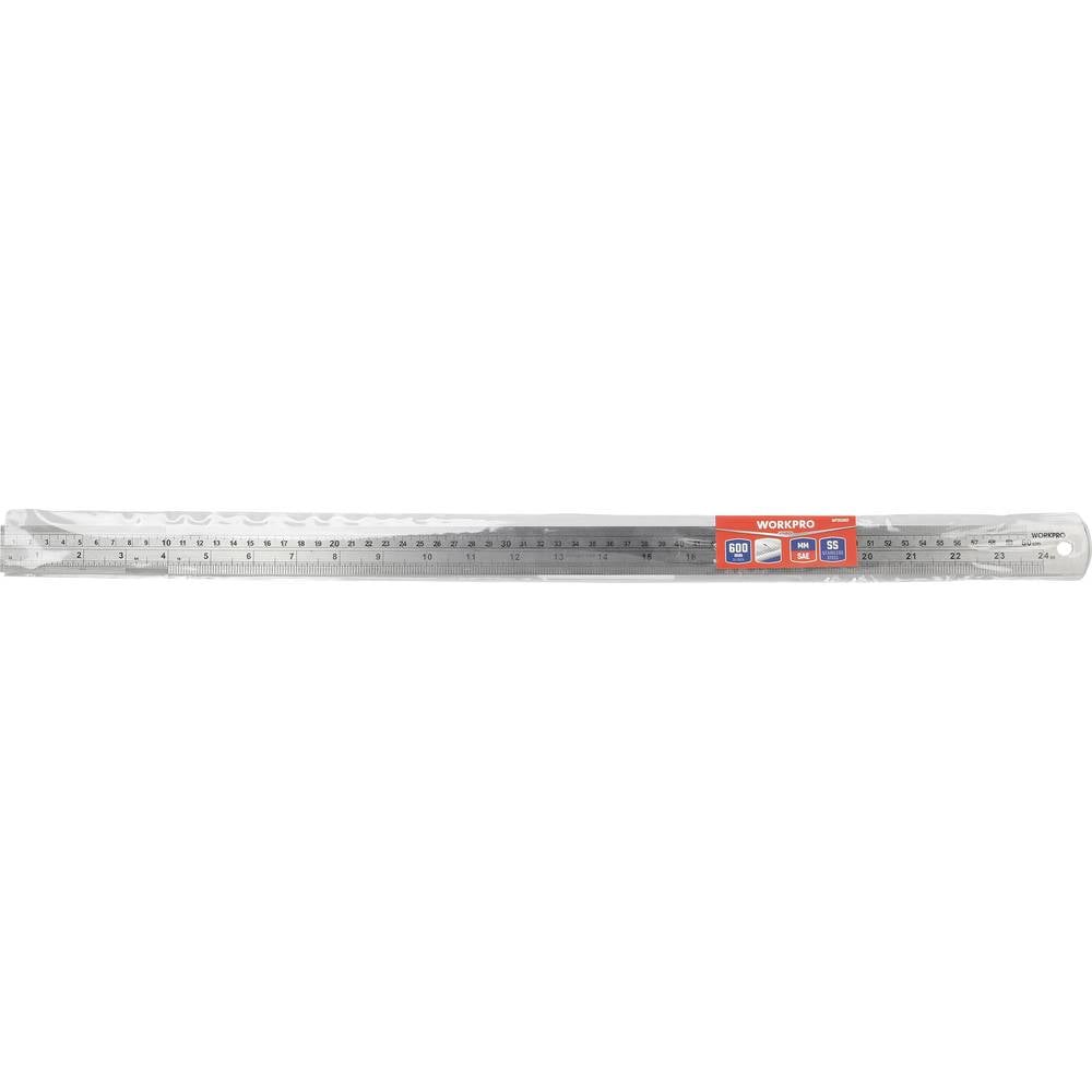 WorkPro WP265002 Duimstoklineaal 600 mm Aluminium