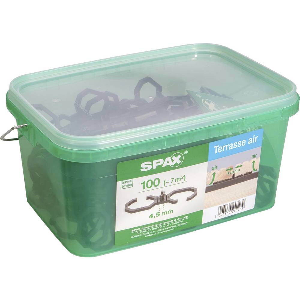 SPAX Afstandhouder 90 mm 4009422545009 100 stuk(s) (l x b x h) 90 x 28 x 4 mm