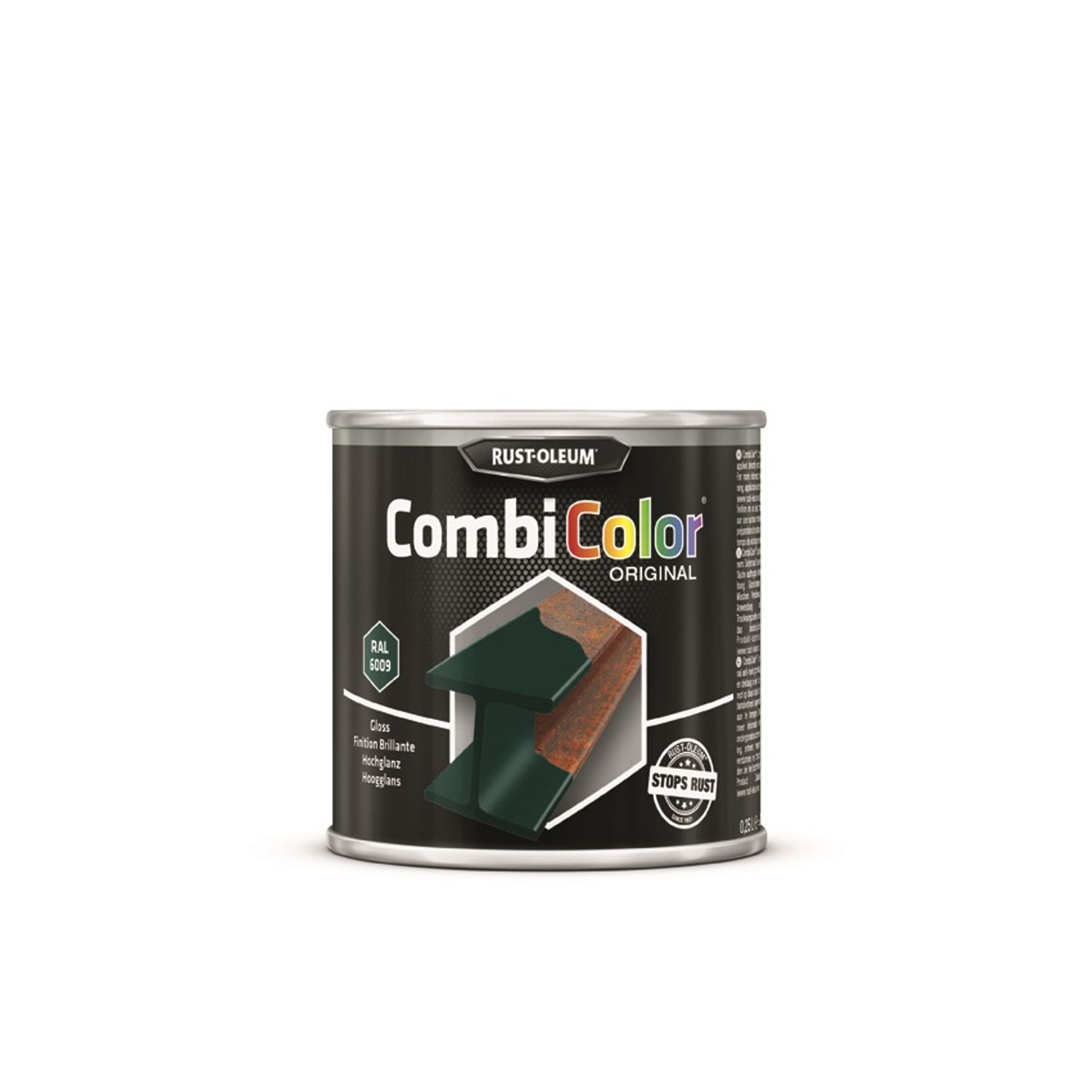 Rustoleum Rust-oleum Combicolor Original Grondlaag En Metaallak Dennen Groen Hoogglans 250ml
