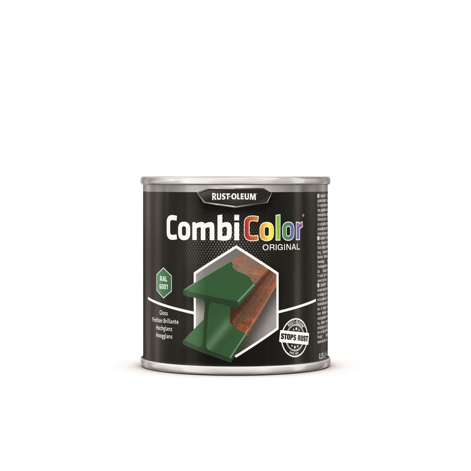 Rustoleum Rust-oleum Combicolor Original Grondlaag En Metaallak Smagard Groen Hoogglans 250ml