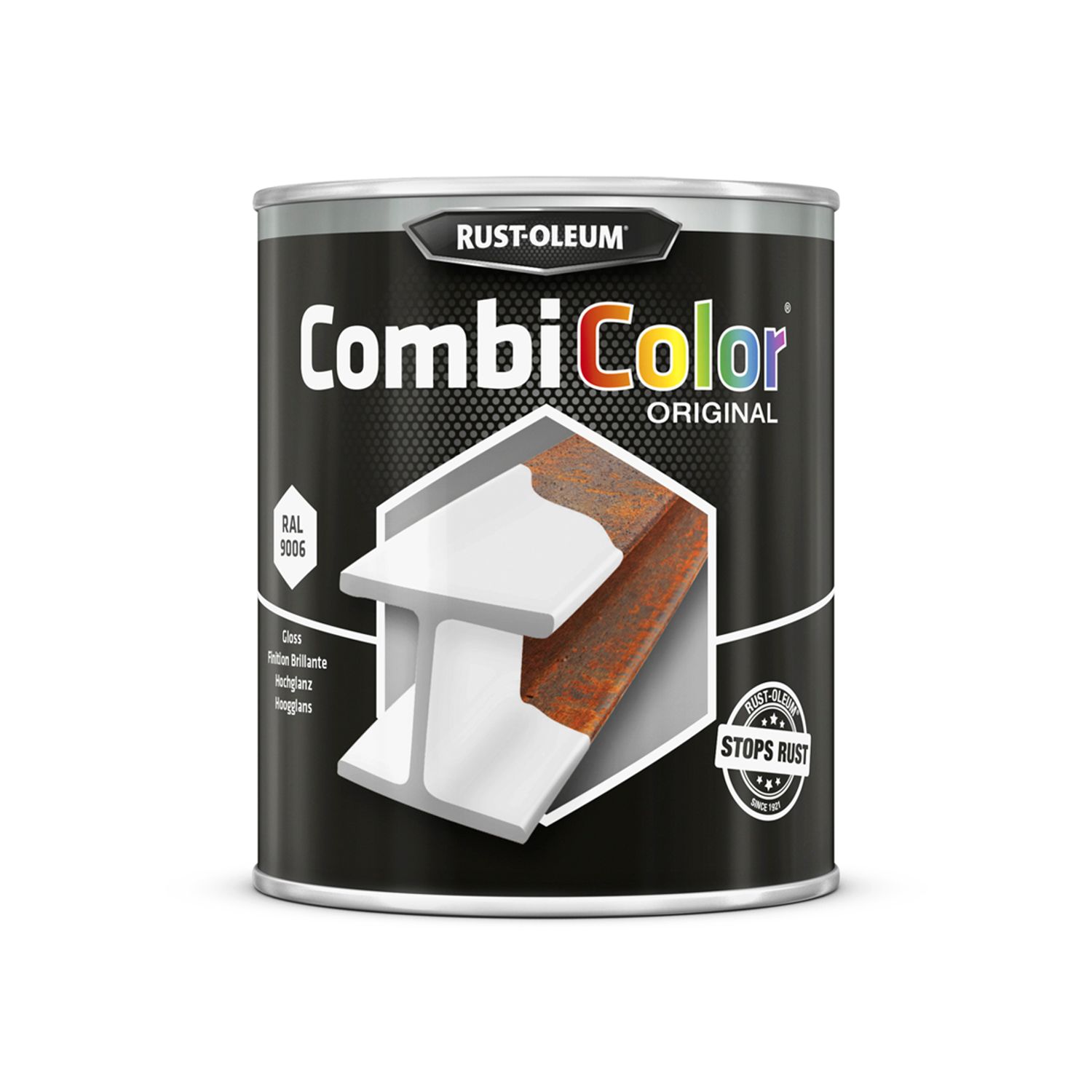 Rustoleum Rust-oleum Metaalverf Combicolor Original Ral9006 Wit Hoogglans 750ml