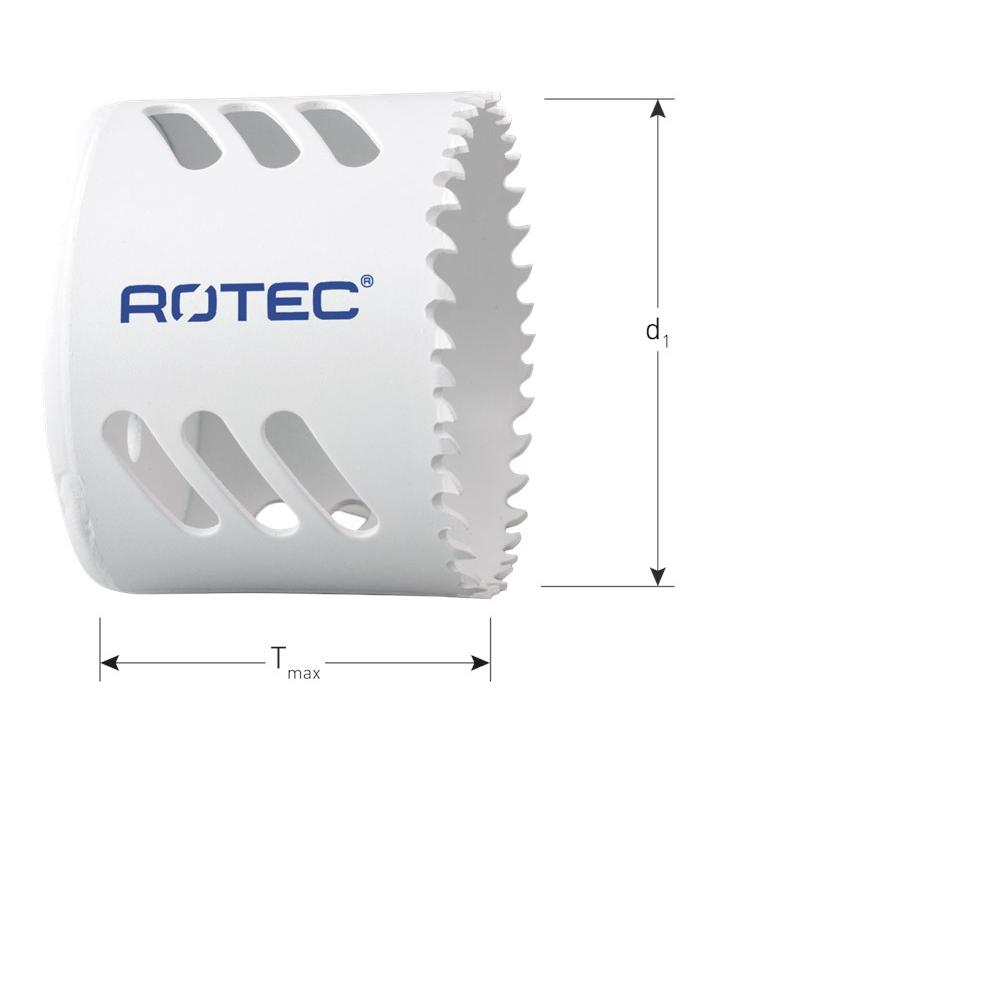 Rotec Gatzaag HSS bimetaal cobalt 70mm
