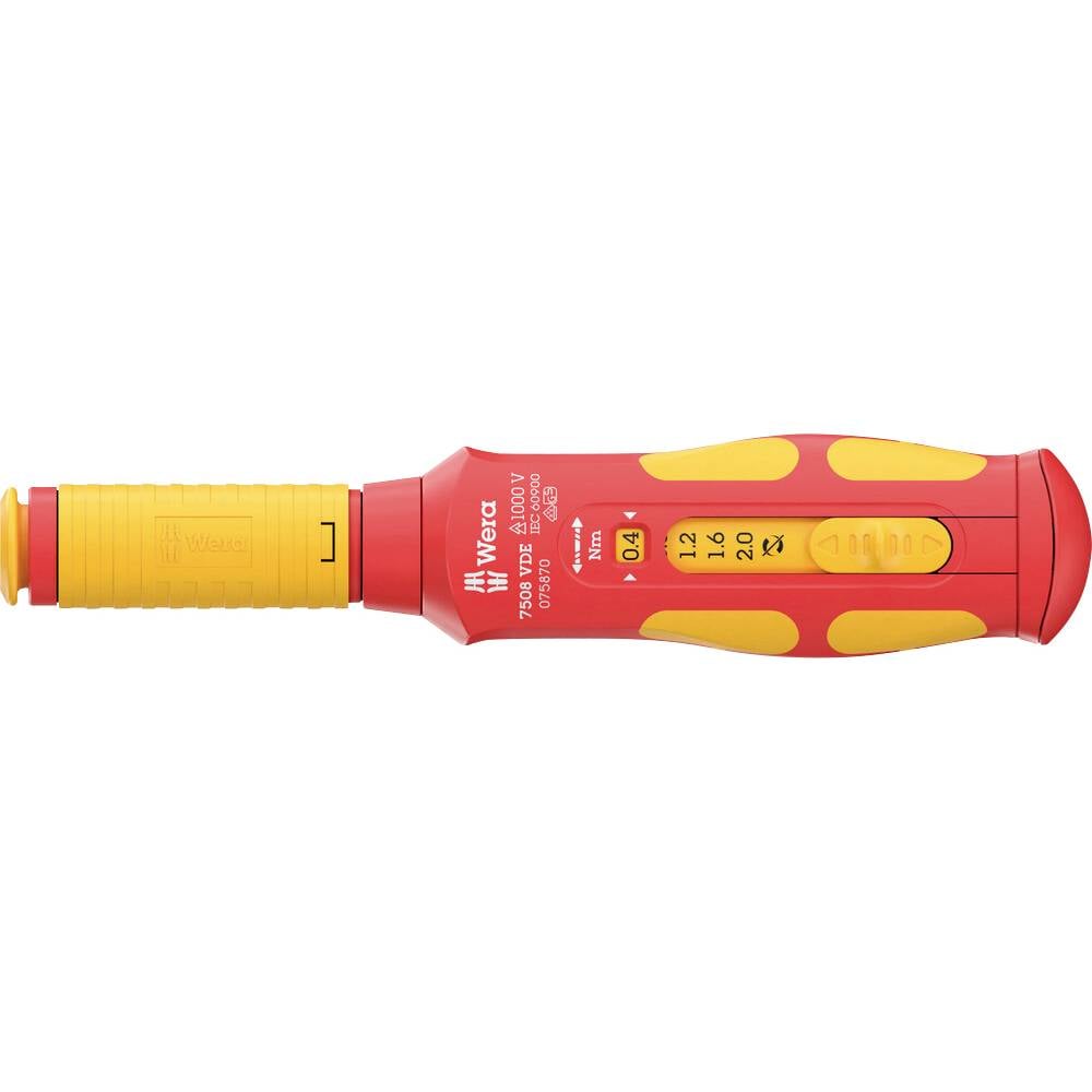 Wera 7508 VDE Momentschroevendraaier VDE 0.4 - 2 Nm