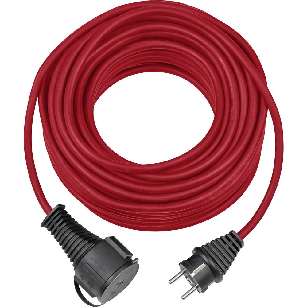 Brennenstuhl 1161860 Stroom Verlengkabel Rood 25 m H05RR-F 3G 1,5 mm²