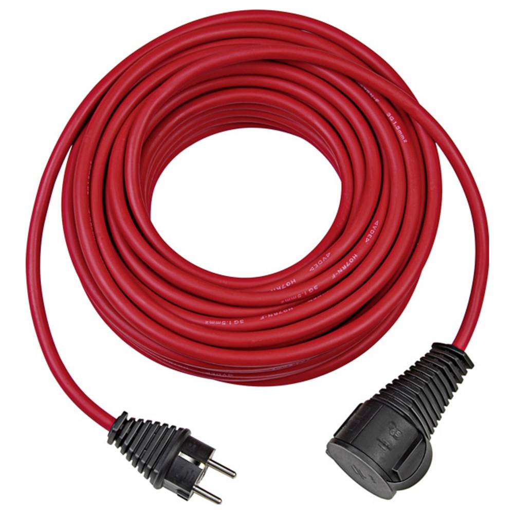Brennenstuhl 1167830 Stroom Verlengkabel Rood 25 m
