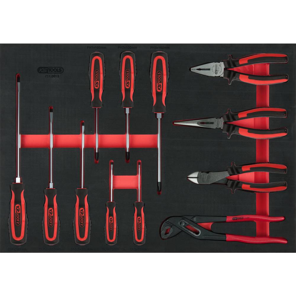 KS Tools 711.0013 Gereedschapsset 12 onderdelen