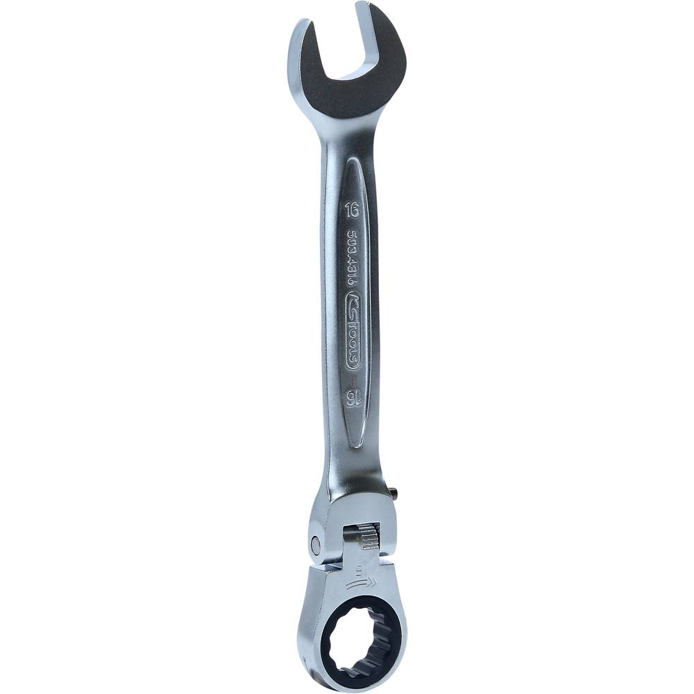 KS Tools 503.4816 503.4816 Steek-ringratelsleutel Sleutelbreedte (metrisch) 16 mm