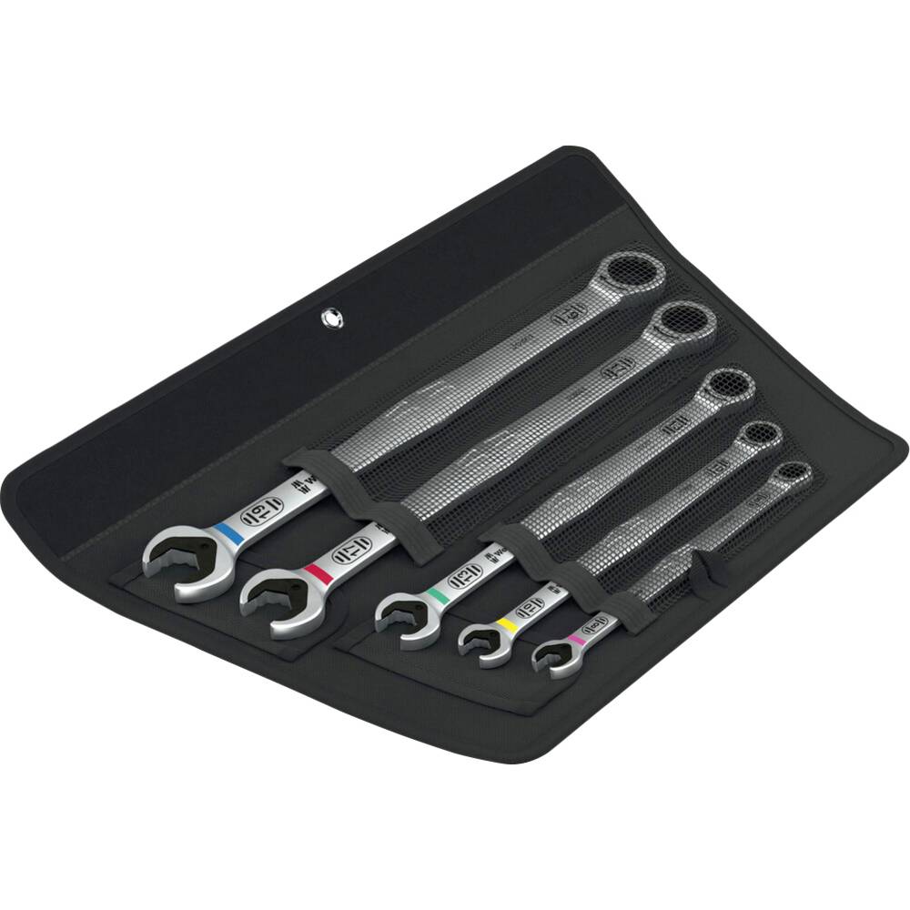Wera 05020380001 6007 Joker 5 Set 1 Ring-steeksleutelset Sleutelbreedte (metrisch) 8 - 19 mm