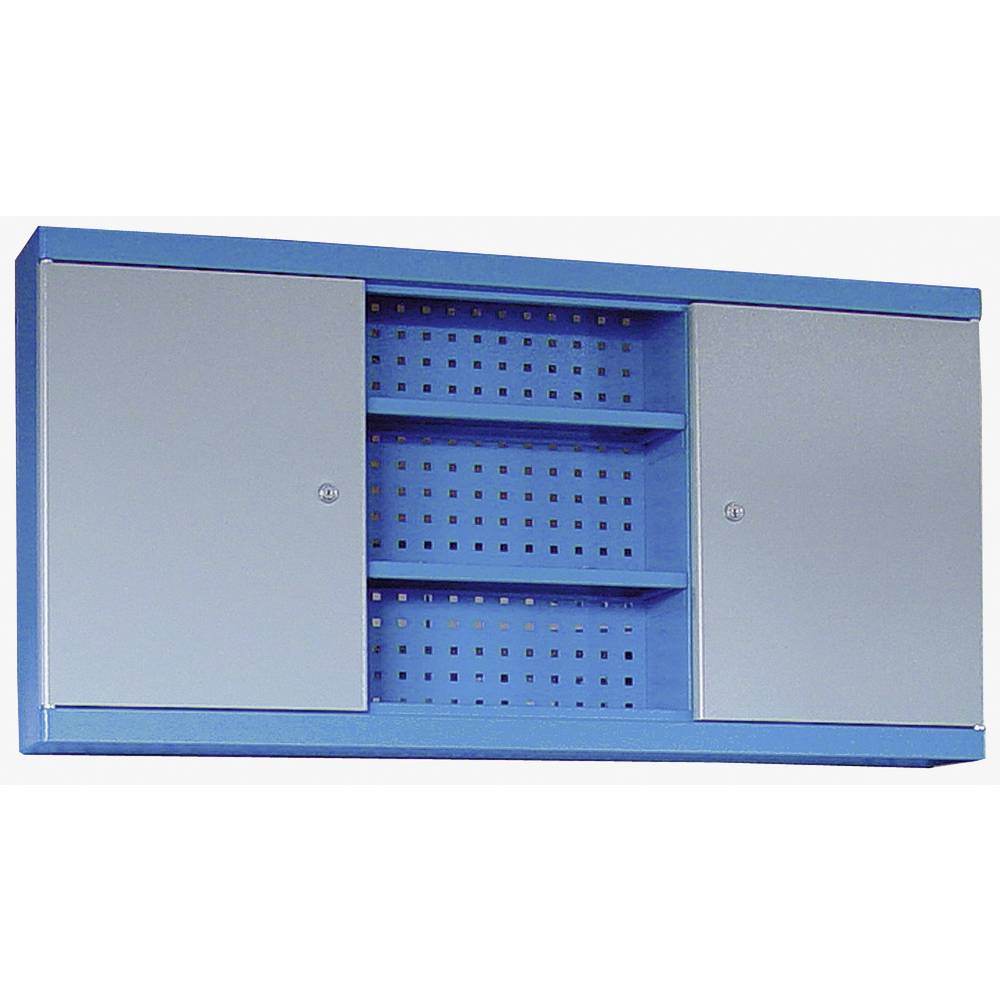 Aerotec 20142010 1200/1 Hangkast voor gereedschap (b x h x d) 1200 x 600 x 200 mm Blauw (RAL 5015), Grijs-wit (RAL 7035)