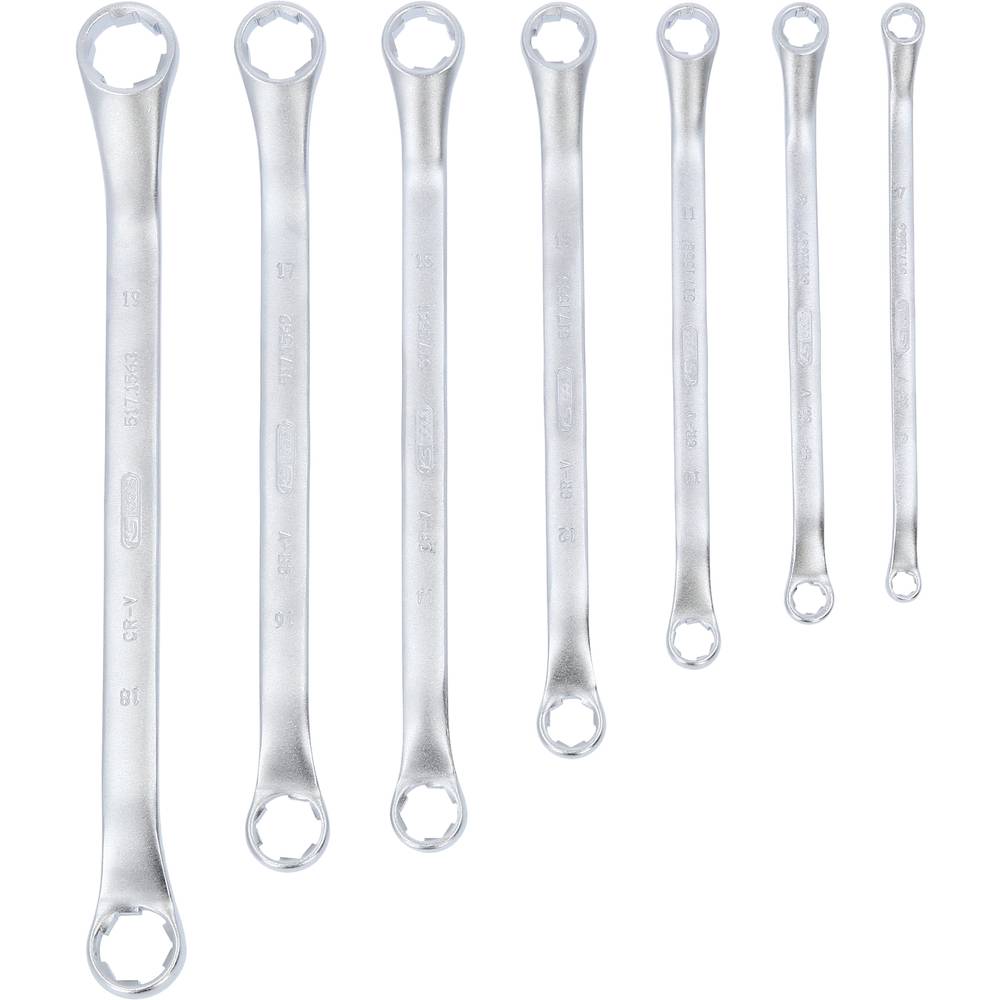 KS Tools 517.1555 517.1555 Dubbele ringsleutel Sleutelbreedte (metrisch) 6 - 19 mm