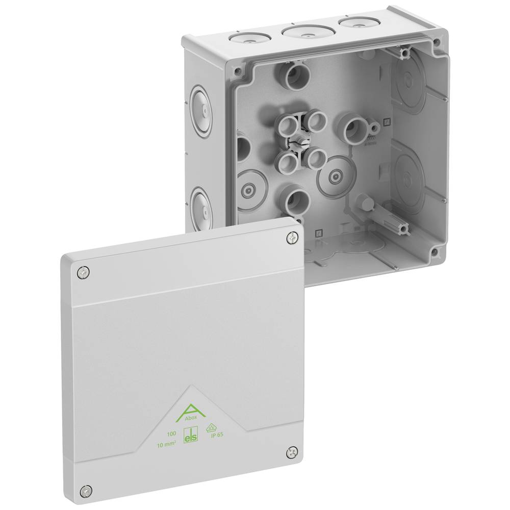 Spelsberg Abox 100-L Aftakkast (l x b x h) 152 x 152 x 80 mm Grijs IP66 1 stuk(s)