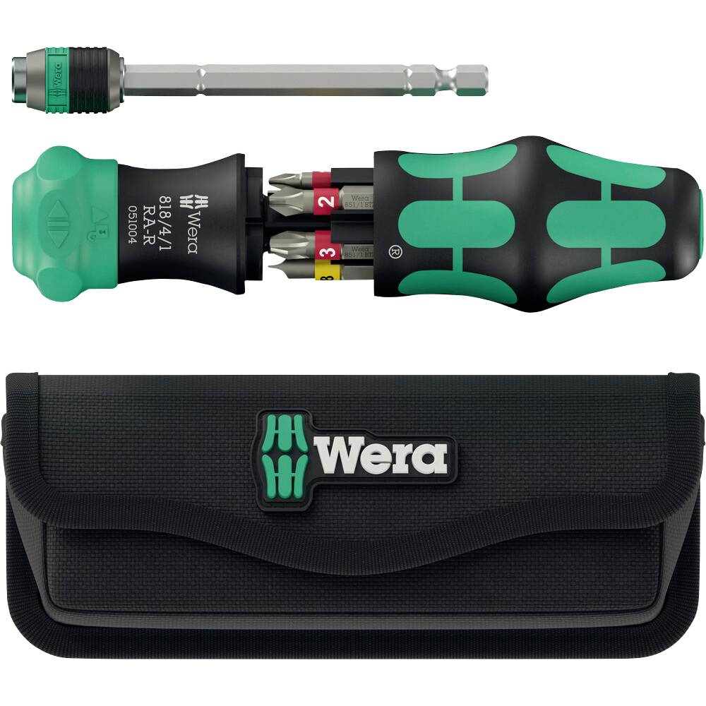 Wera Kraftform Kompakt 25 RA-R Bitschroevendraaier 1/4
