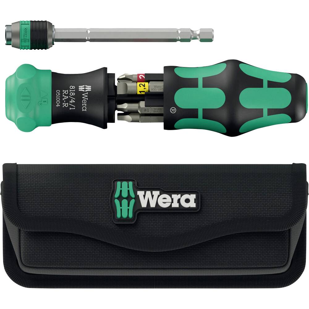 Wera Kraftform Kompakt 26 RA-R Bitschroevendraaier 1/4