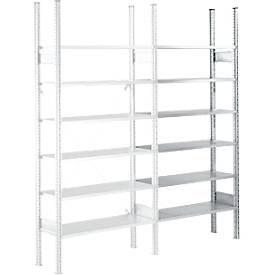 SSI Schäfer Legbordstelling  R3000, Aanbouwstelling, B 1025 x D 300 mm, draagvermogen 100 kg,