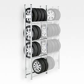 SSI Schäfer Bandenstelling R 3000, basissectie, H 2967 x B 995 mm, 4 dwarssteunparen