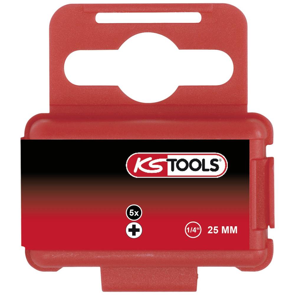 KS Tools 911.3336 9113336 Kruis-bit PH 00 Speciaal staal Vernikkeld C 6.3 5 stuk(s)