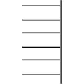 SSI Schäfer Aanbouwstelling R 3000, 6 legborden, B 1025 mm x D 800 mm, legborden gelakt