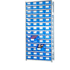 SSI Schäfer Aanbouwstelling R 3000, 56 stellingbakken, RK 521 B, d 500 mm