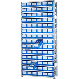 SSI Schäfer Basisrekken R 3000, 56 vakken, RK 421B, D 400 mm