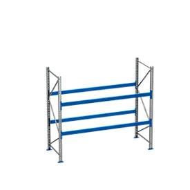SSI Schäfer Palletstelling PR 600, basissectie, H 2500 mm, max. 1000 kg, 2 dwarssteunen