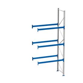 SSI Schäfer Palletstelling PR 600, aanbouwsectie, H 4700 mm, max. 1000 kg, 3 dwarssteunen