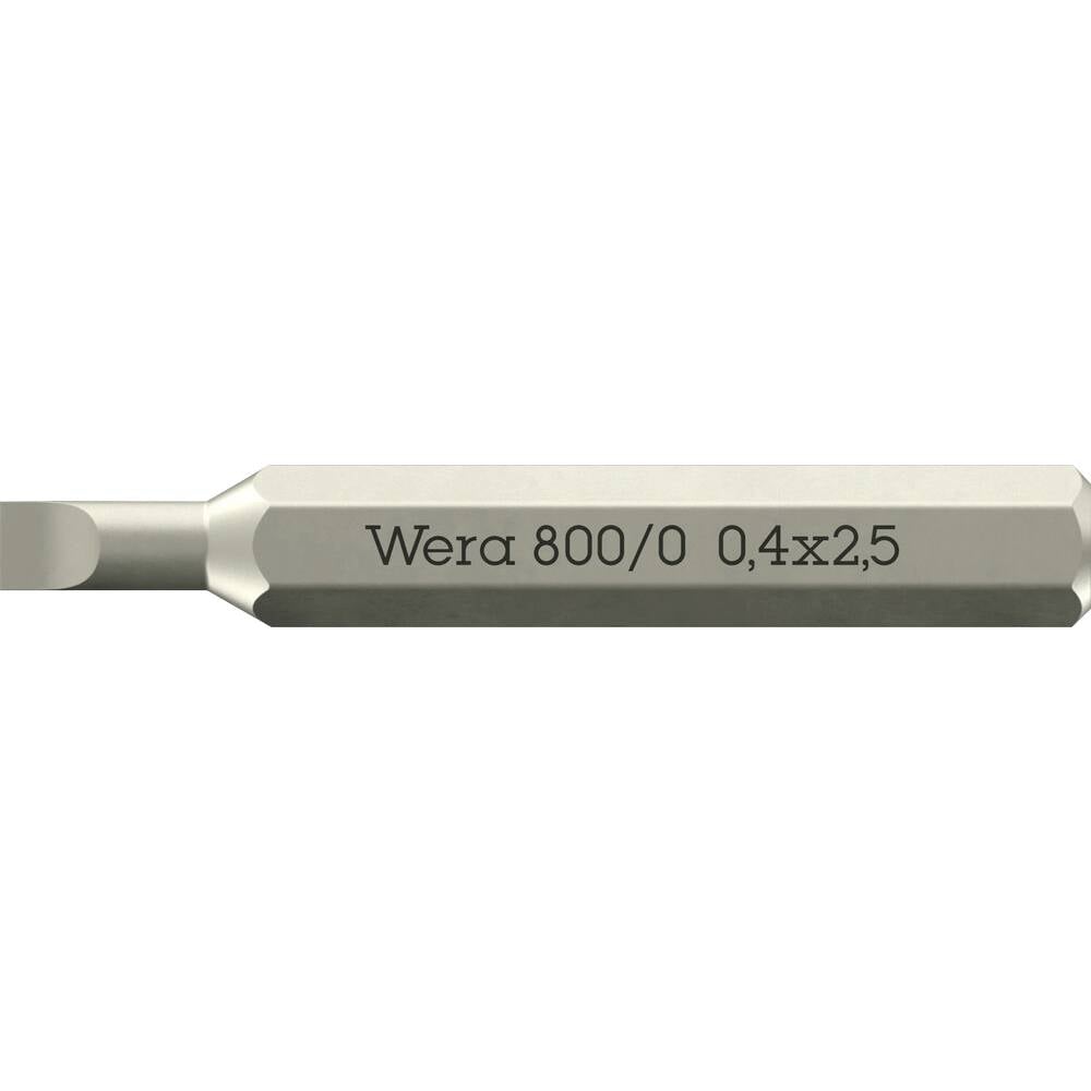 Wera 800 Micro Gleuf-bit 2.5 mm 1 stuk(s)