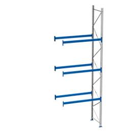 SSI Schäfer Palletstelling PR 600, aanbouwsectie, H 5800 mm, max. 1000 kg, 3 dwarssteunen