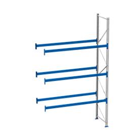 SSI Schäfer Palletstelling PR 600, aanbouwsectie, H 4700 mm, max. 1000 kg, 3 dwarssteunen