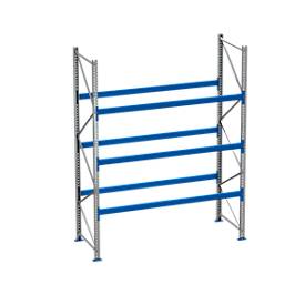 SSI Schäfer Palletstelling PR 600, basissectie, H 3600 mm, max. 800 kg, 3 dwarssteunen