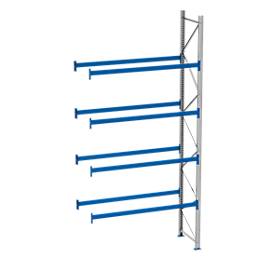 SSI Schäfer Palletstelling PR 600, aanbouwsectie, H 5800 mm, max. 1000 kg, 4 dwarssteunen