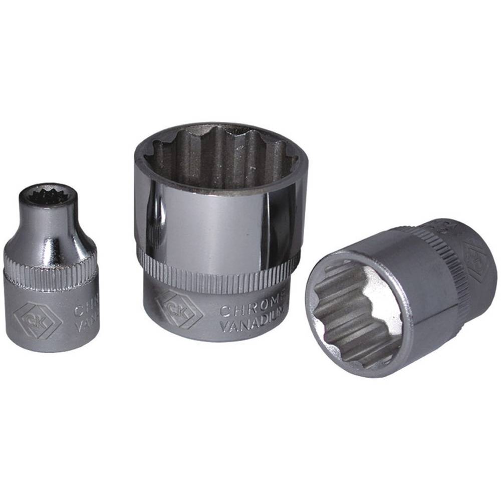 C.K T4690M 18 Dop (zeskant) Dopsleutelinzetstuk 18 mm 1/2 (12.5 mm)