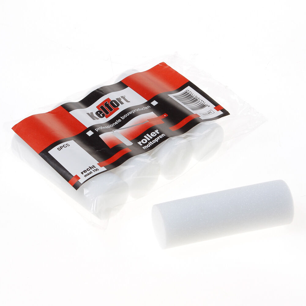 Kelfort Verfrol moltopren recht wit 10cm