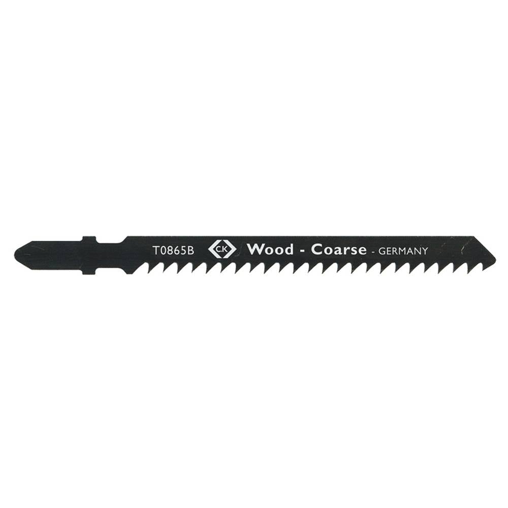 C.K T0865B Decoupeerzaagblad HCS, voor hout, grof, 5 stuks op kaart 1 stuk(s)