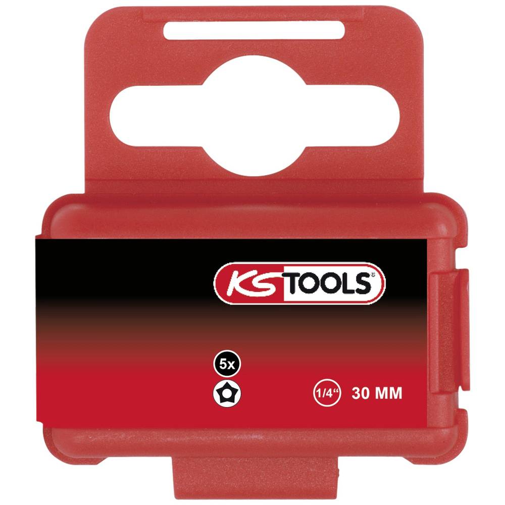 KS Tools 911.3115 5-sterren bit TS 27 Speciaal staal C 6.3 5 stuk(s)