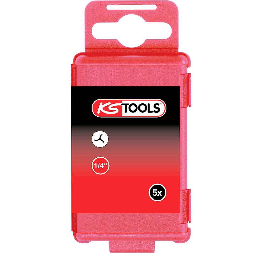 KS Tools 911.7720 Tri-Wing-bit 6 Speciaal staal E 6.3 5 stuk(s)