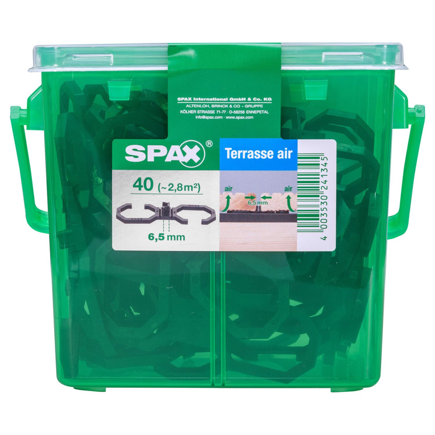SPAX Terrasverhoger Air Hk M 6,5mm 40st