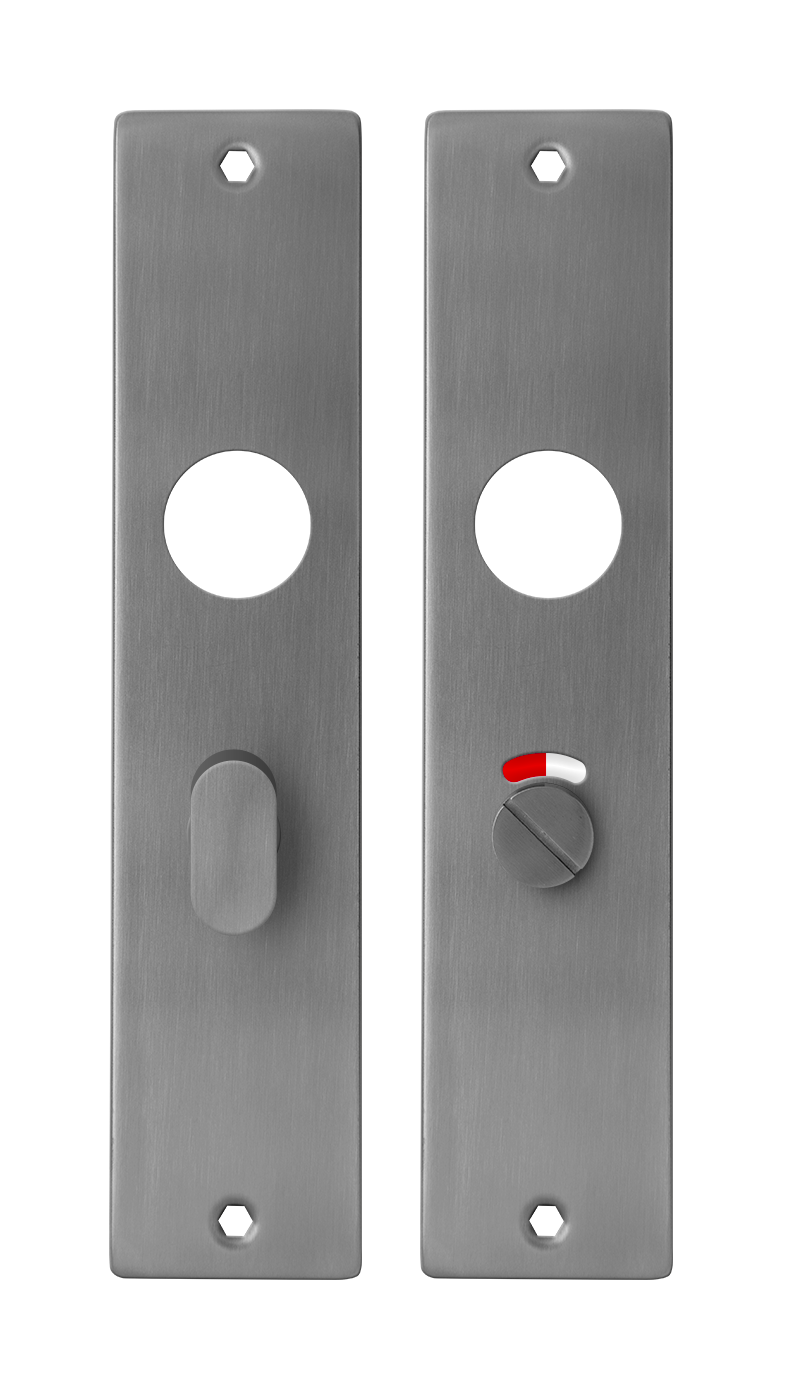 In-Door Langschild Vrij-Bezet rvs