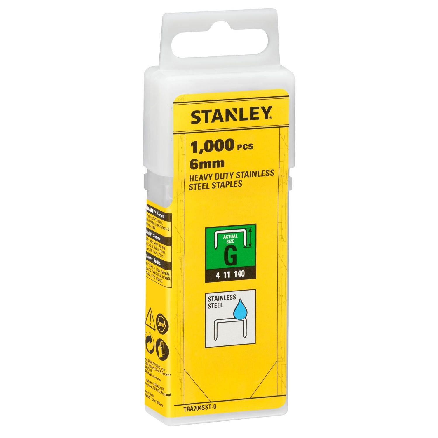 Stanley Rvs Nieten 6mm Type G 1000 Stuks
