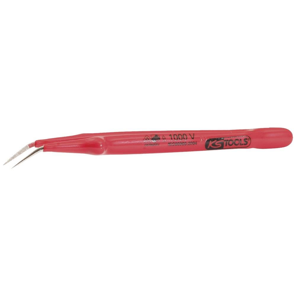 KS Tools 1171623 Pincet Spits, gebogen 145 mm