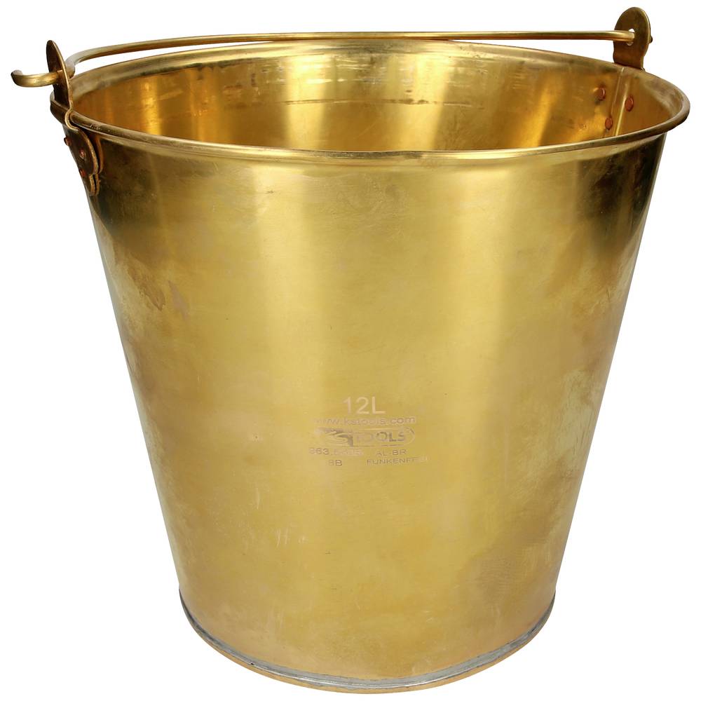 KS Tools 9635506 Draadloze emmer van aluminium 12 L Emmer