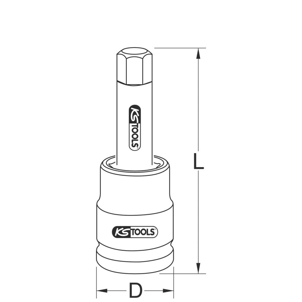 KS Tools 4500462 450.0462 Verwisselbare kop