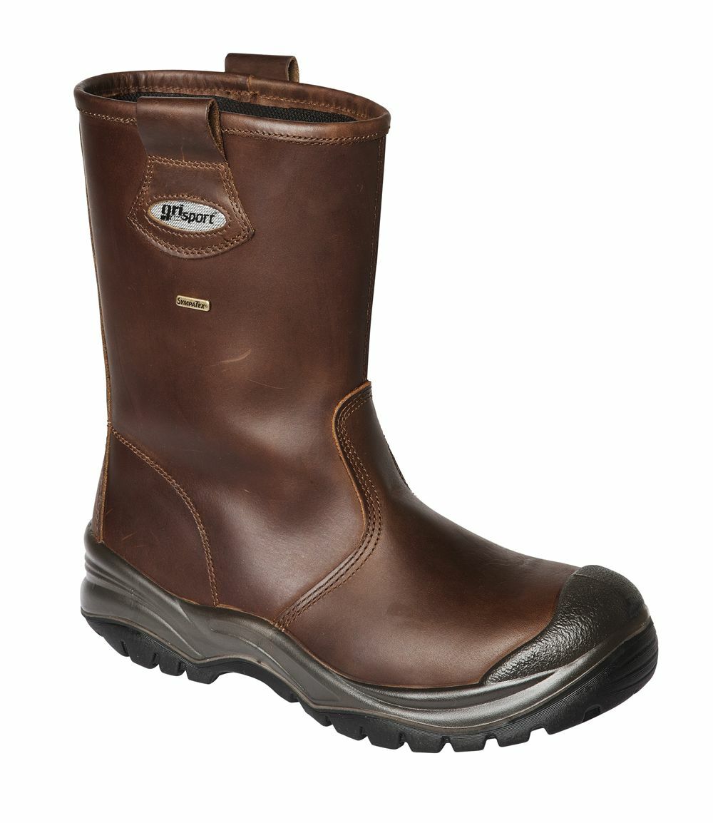 Grisport Laars  s3 bruin met neus 44