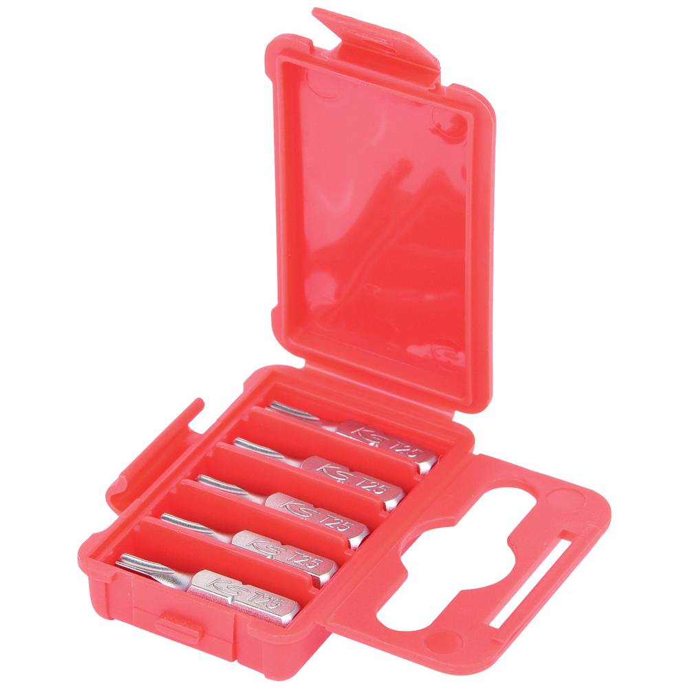 KS Tools 911.2322 9112322 Torx-bit T 25 Speciaal staal Vernikkeld C 6.3 5 stuk(s)