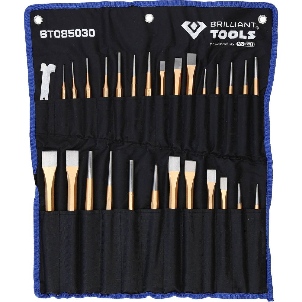 Brilliant Tools Beitel en doordrijkset, 28-delig BT085030