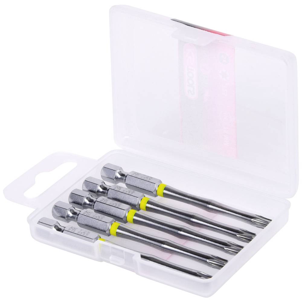 KS Tools 918.3566 9183566 Torx-bit T 25 Speciaal staal Vernikkeld E 6.3 5 stuk(s)