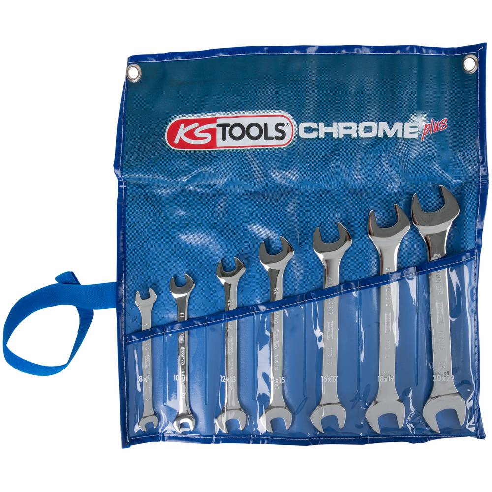 KS Tools 518.0747 518.0747 Dubbele steeksleutelset Sleutelbreedte (metrisch) 8 - 22 mm