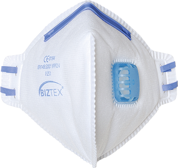 Plusjop FFP2  Plat Gevouwen Masker met Ventiel