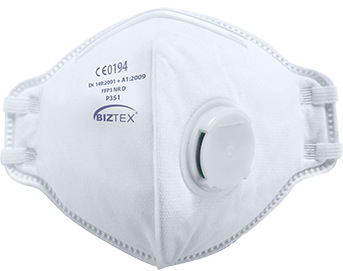 Plusjop FFP3 Dolomite Plat Gevouwen Masker